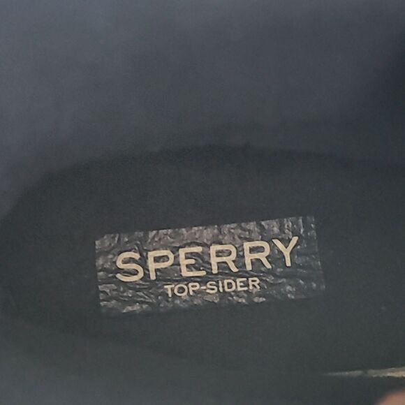 Sperry Women's Saltwater Heel Leather Duck Boot Brown Size 6 - Picture 13 of 15